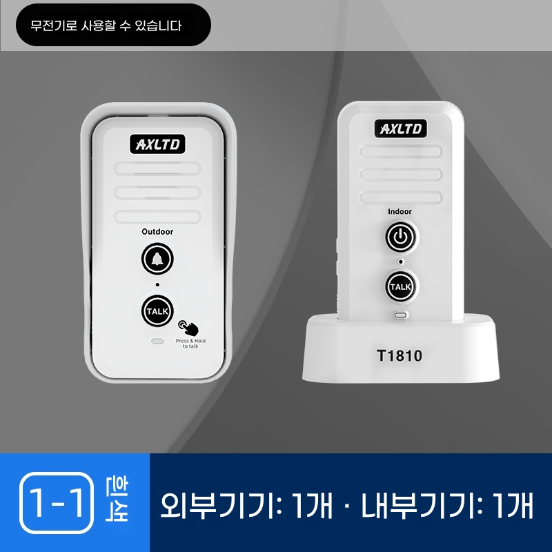 M. T1810 화이트실외기 1대 실내기 1대